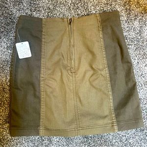 NWT Free People Green Skirt